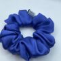 blue silk scrunchies medium