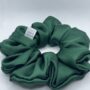 green silk scrunchie xl green silk scrunchie xl