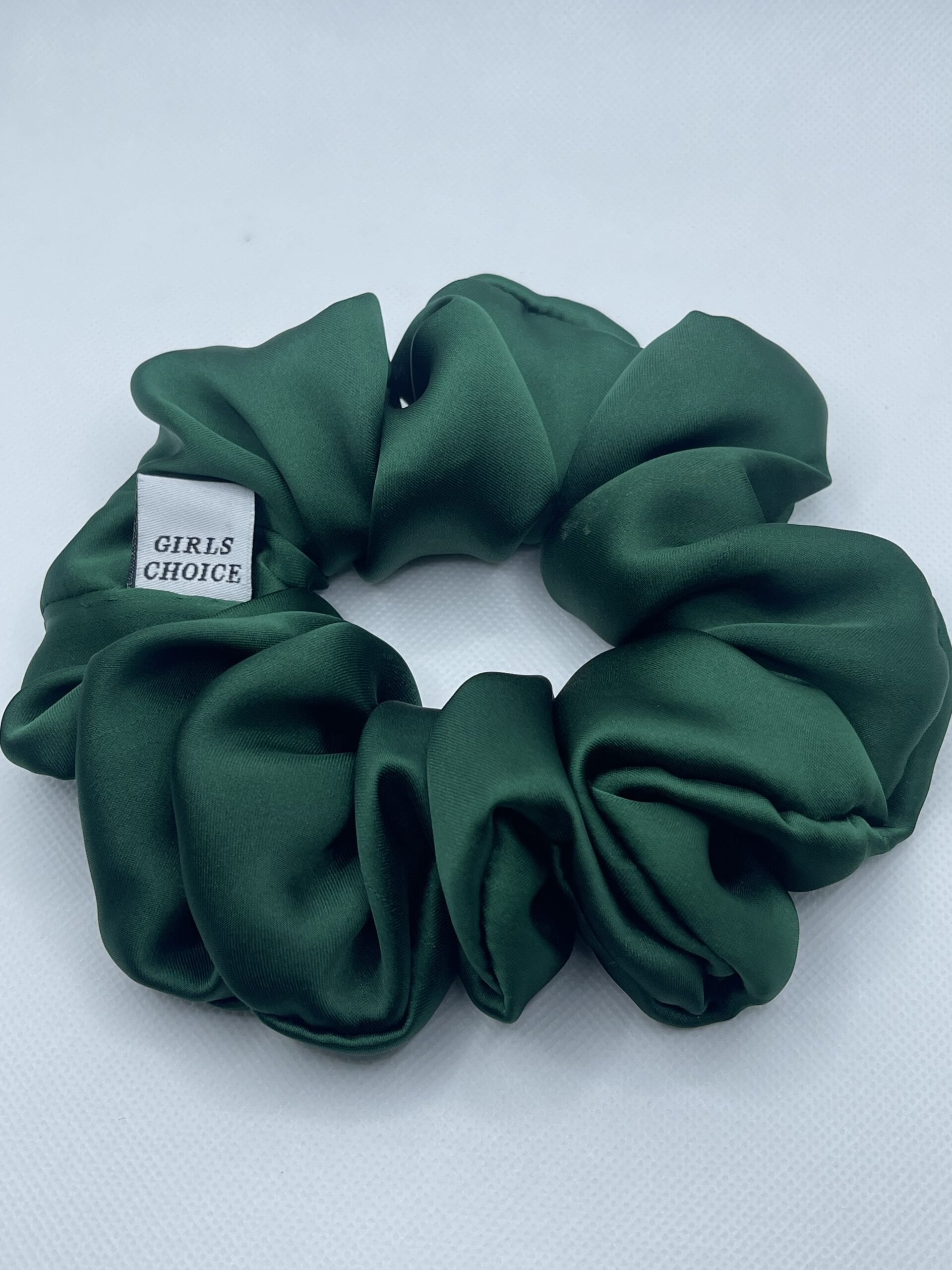 green silk scrunchies md