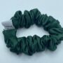 green silk scrunchies sm green silk scrunchies sm