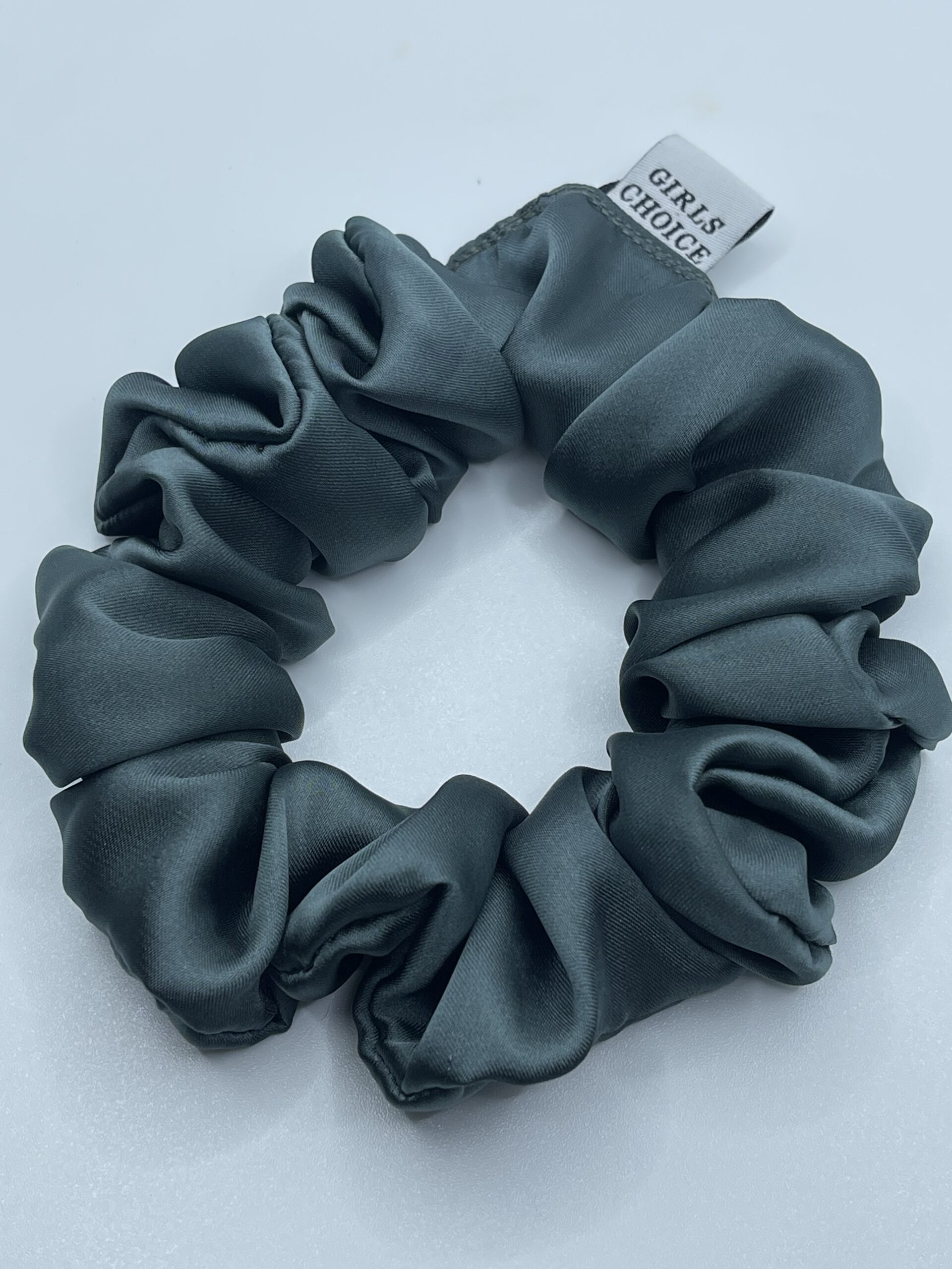 grey silk scrunchies medium