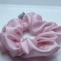 pink silk XL Baby pink silk scrunchies XL