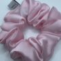 baby pink scrunchies large