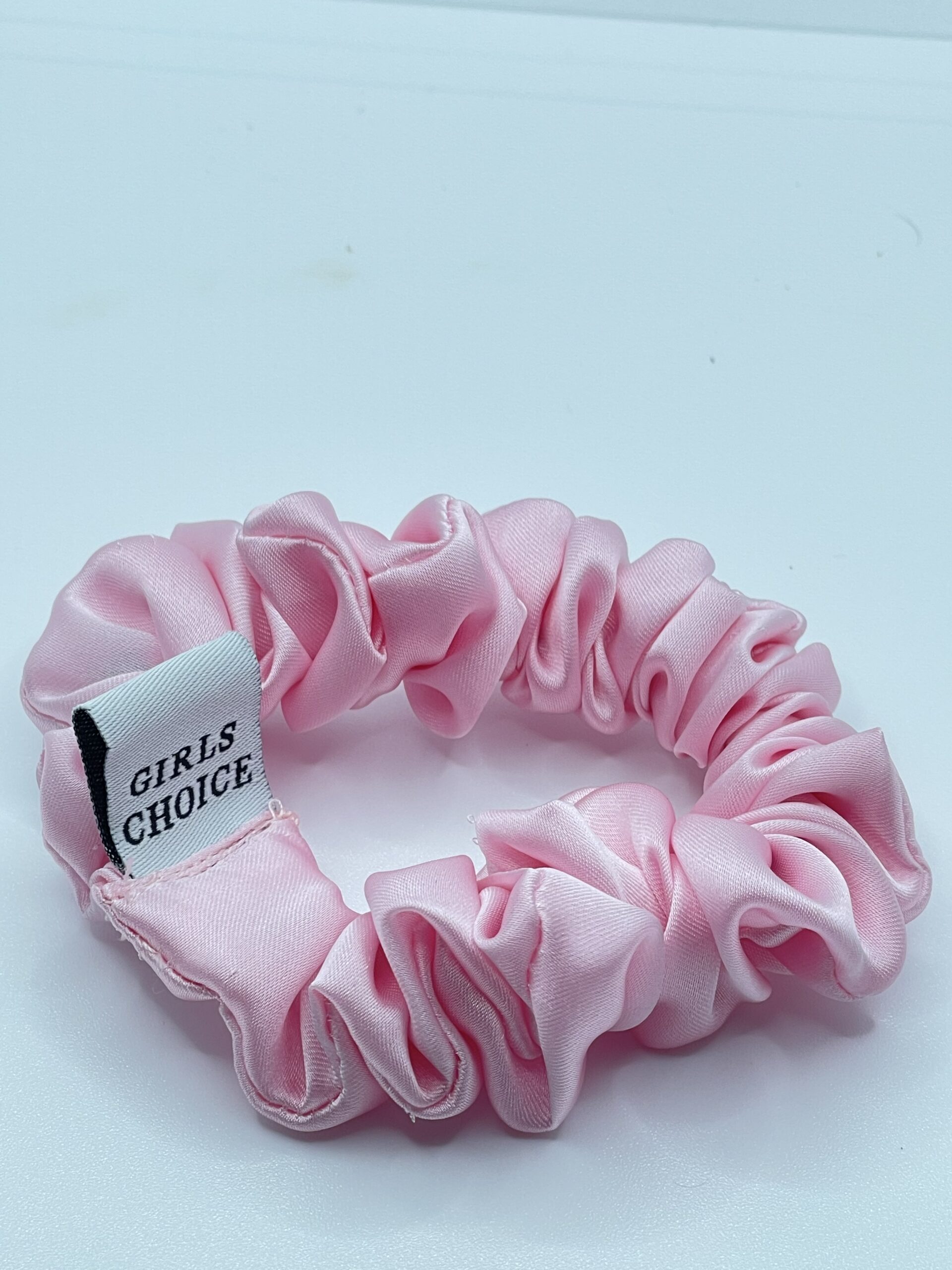 baby pink scrunchies small