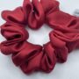 red silk scrunchies large red silk scrunchies large