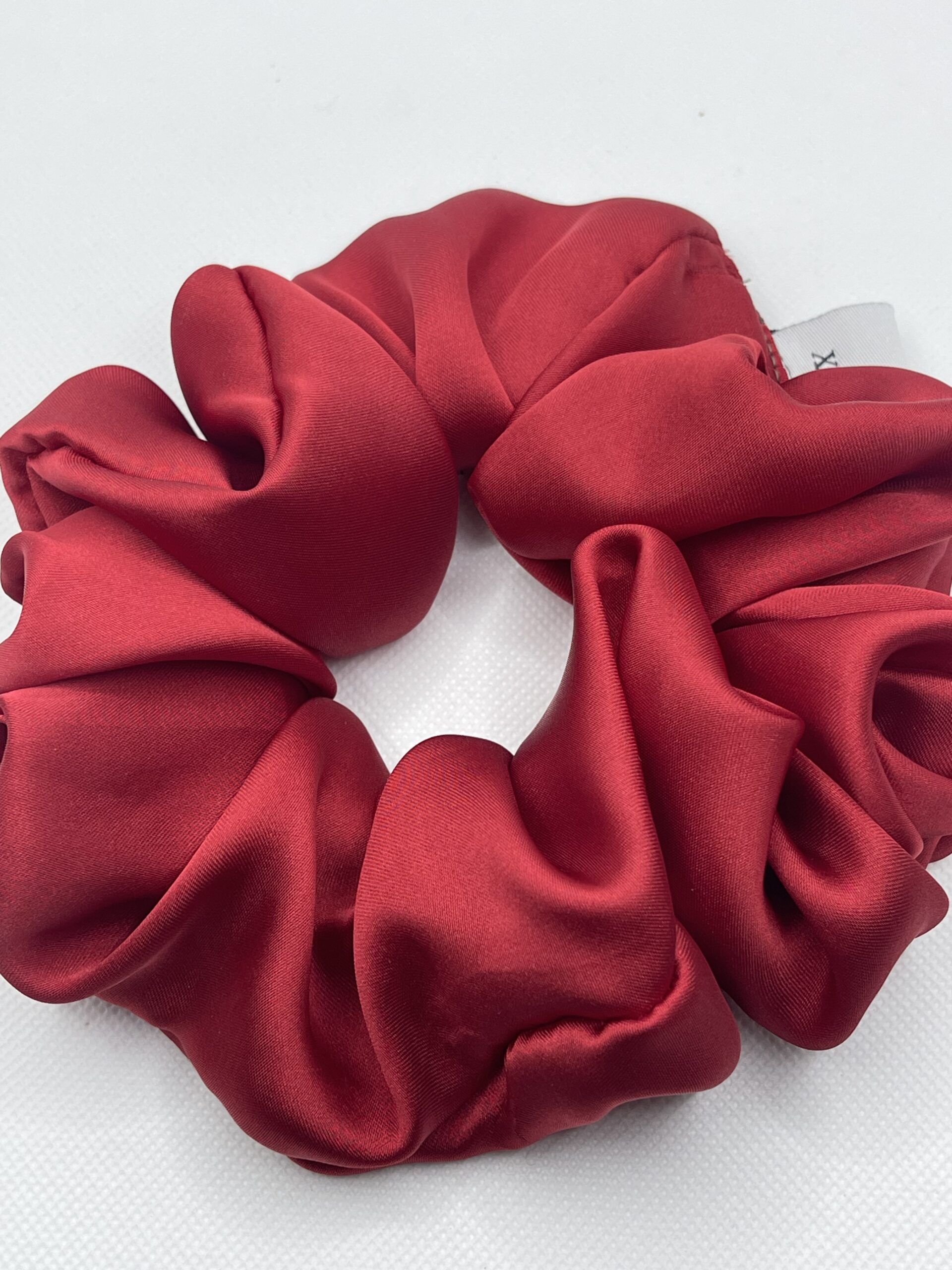 red velvet silk scrunchies xl