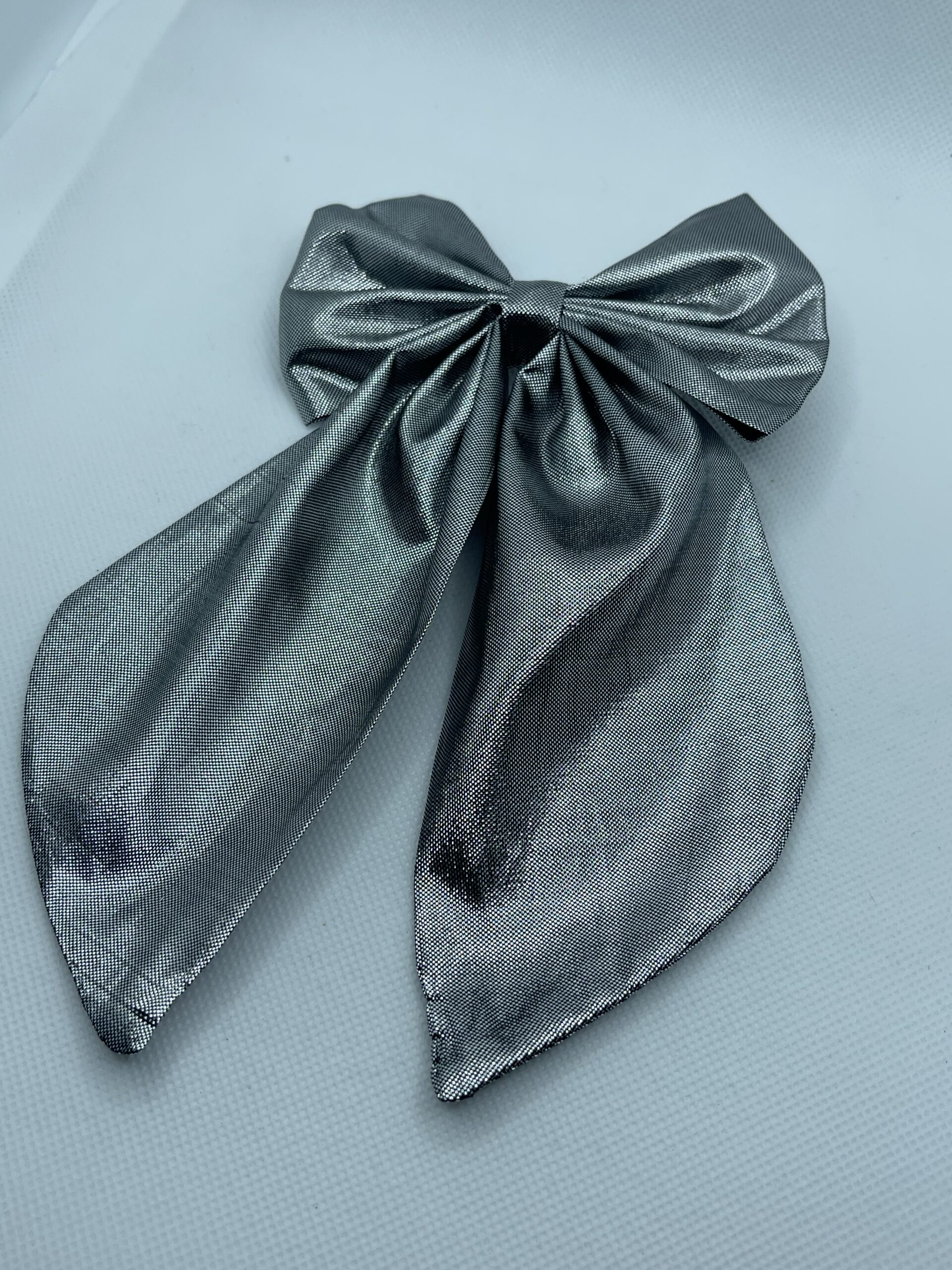 silver scarf bow small