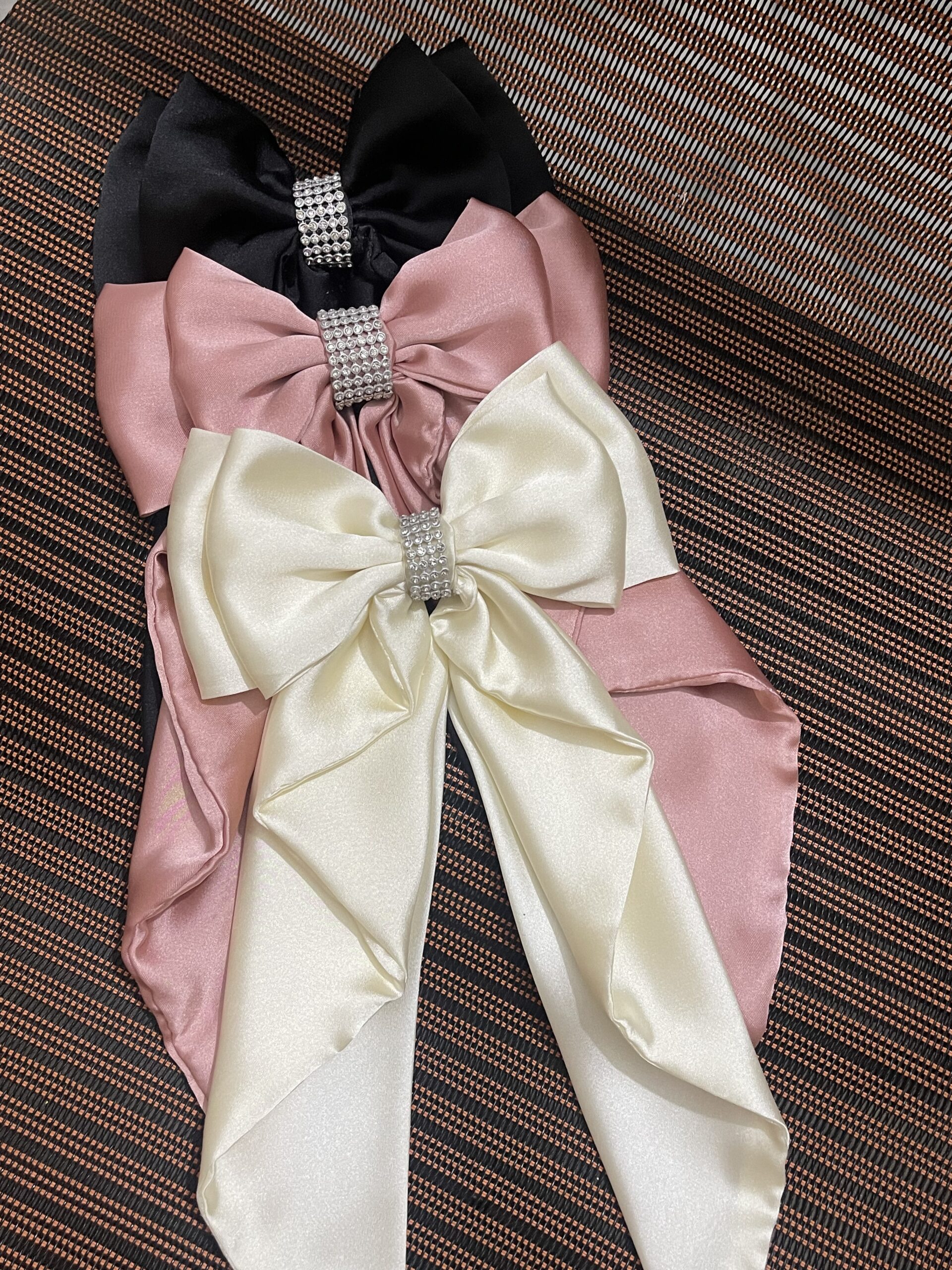 fancy scarf bow clip fancy scarf bow clip