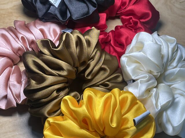 pack of 6 large scrunchies