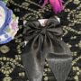 black tail bow pin black tail bow pin