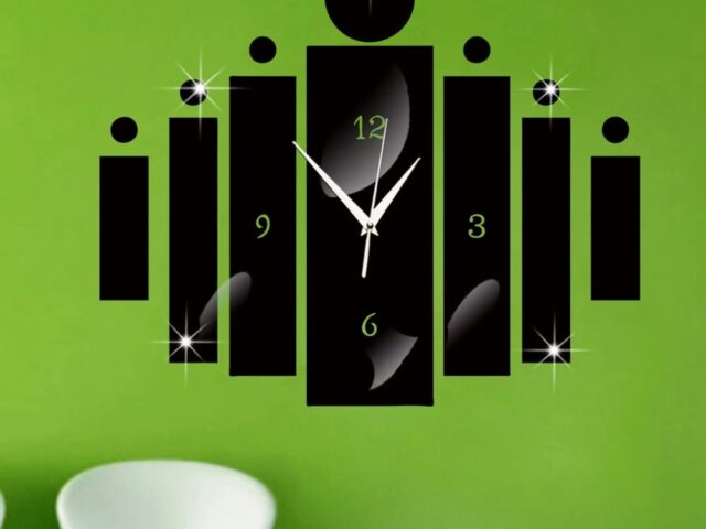 Acrylic Wall Clock large