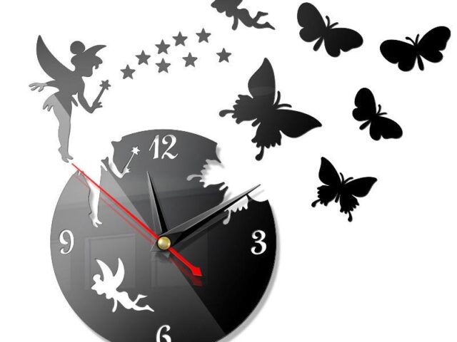 Fairy Clock Black