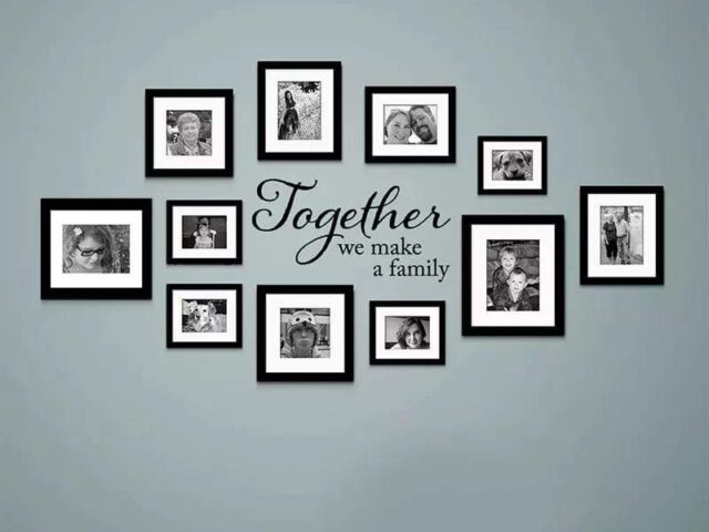 TOGETHER WE ARE FAMILY FRAMES (12 FRAMES)